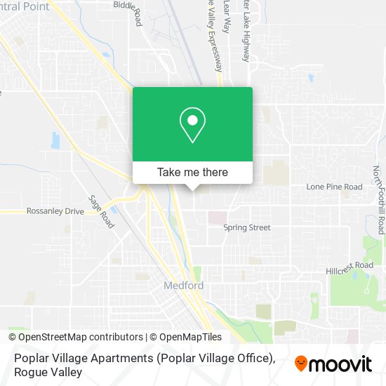 Poplar Village Apartments (Poplar Village Office) map