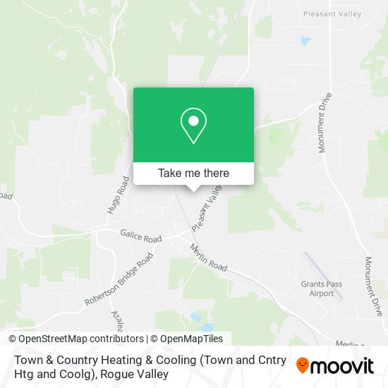 Mapa de Town & Country Heating & Cooling (Town and Cntry Htg and Coolg)
