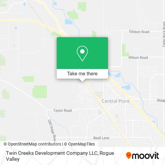 Mapa de Twin Creeks Development Company LLC