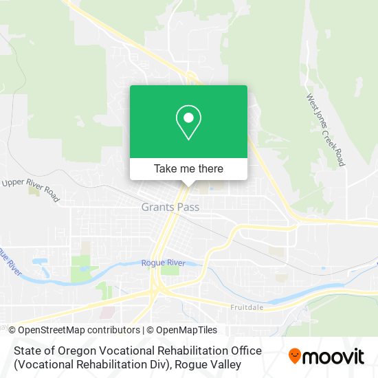 State of Oregon Vocational Rehabilitation Office (Vocational Rehabilitation Div) map