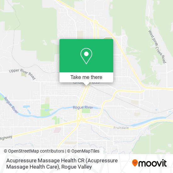 Mapa de Acupressure Massage Health CR