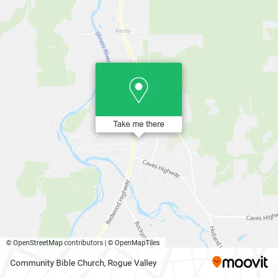 Community Bible Church map