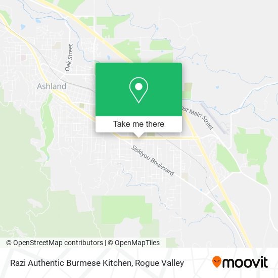 Razi Authentic Burmese Kitchen map