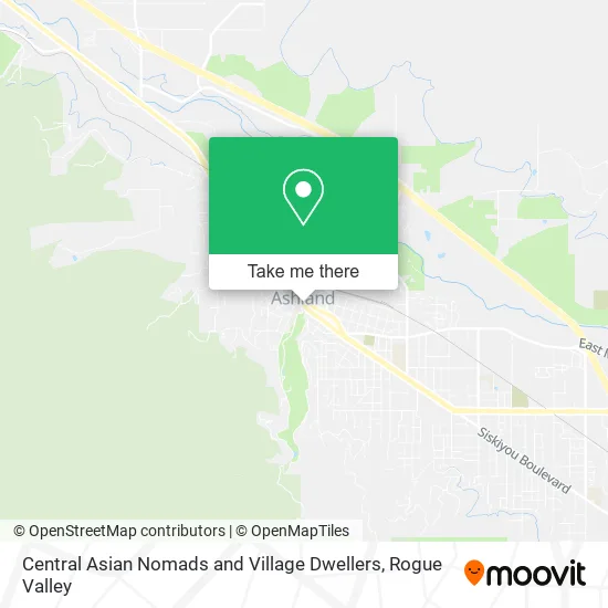 Central Asian Nomads and Village Dwellers map