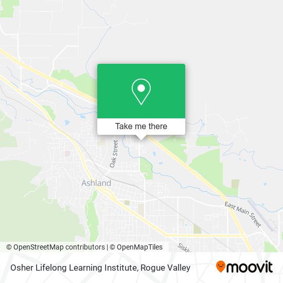 Osher Lifelong Learning Institute map