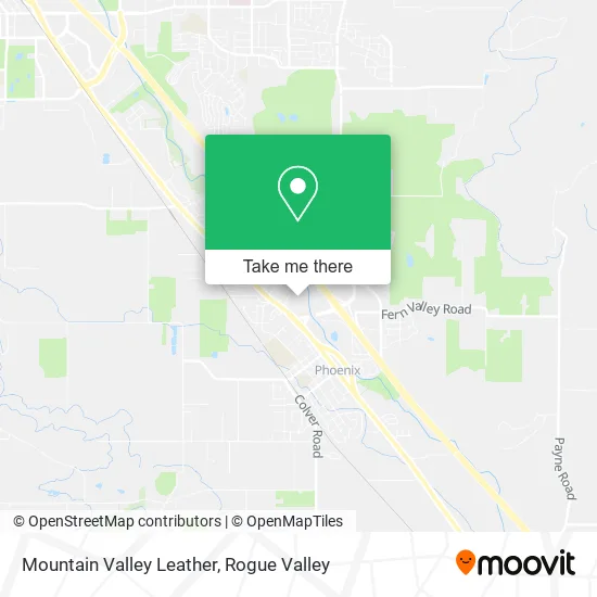 Mountain Valley Leather map