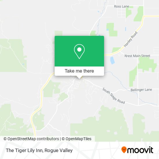 Mapa de The Tiger Lily Inn