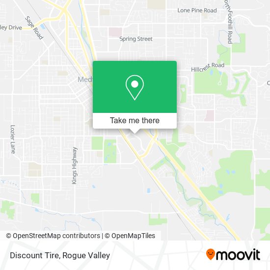 Discount Tire map