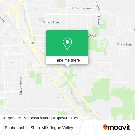 Subhechchha Shah, MD map