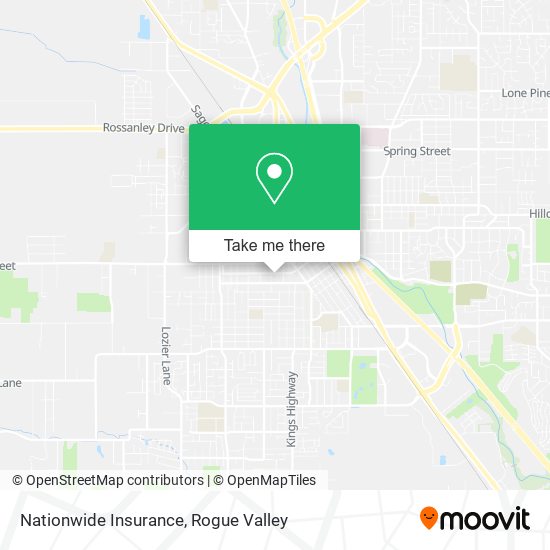 Mapa de Nationwide Insurance