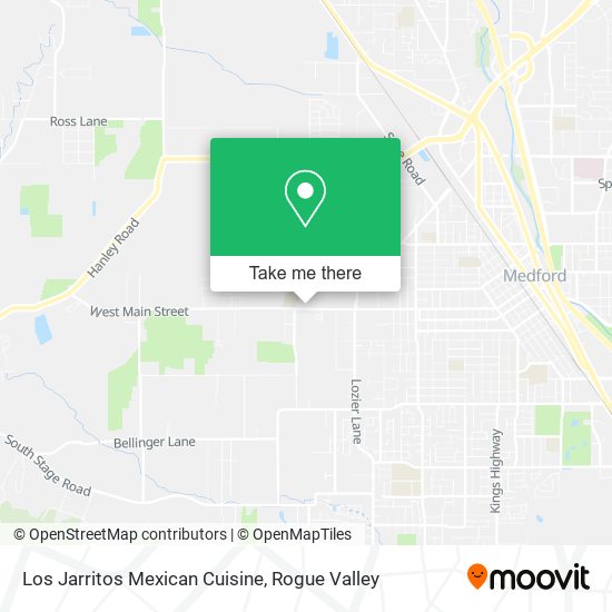 Mapa de Los Jarritos Mexican Cuisine