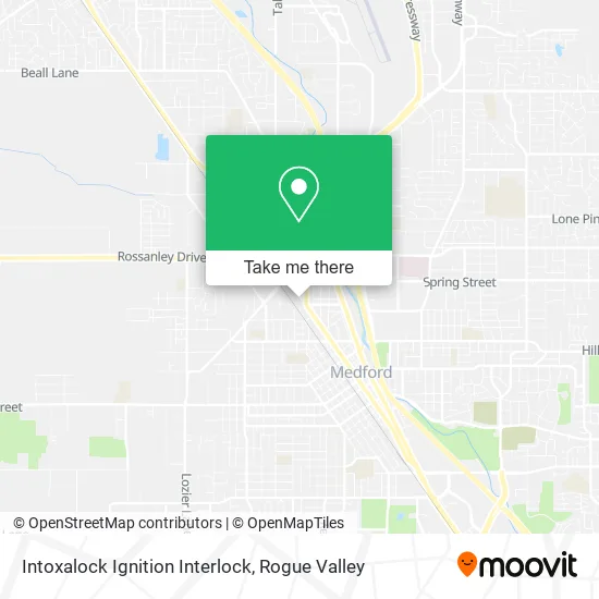 Mapa de Intoxalock Ignition Interlock