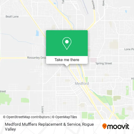 Medford Mufflers Replacement & Service map