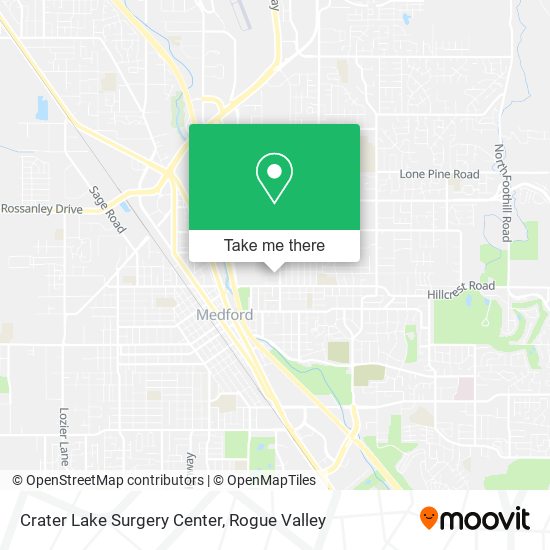 Crater Lake Surgery Center map