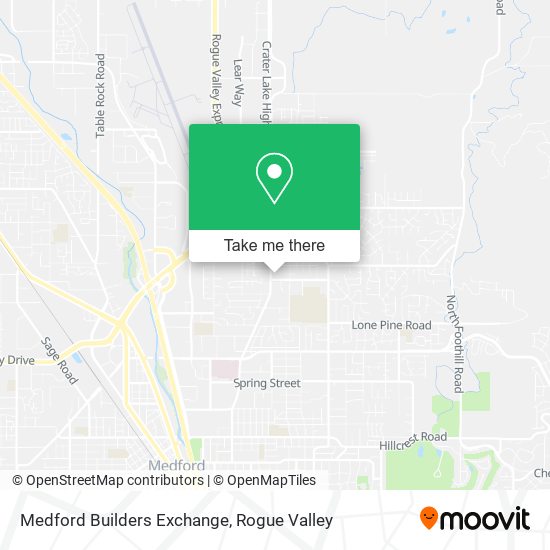 Medford Builders Exchange map