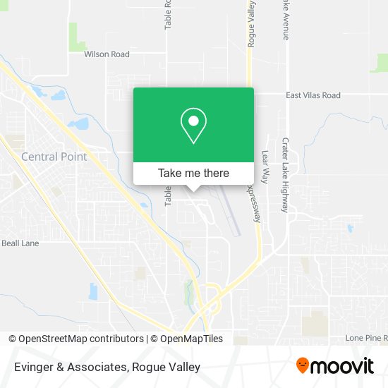 Evinger & Associates map