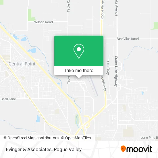 Evinger & Associates map