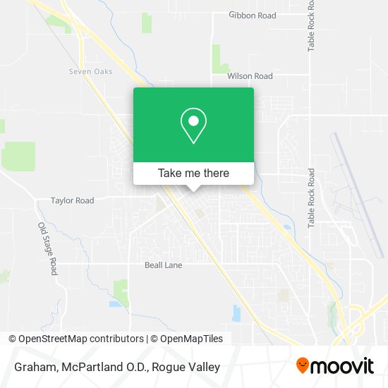 Graham, McPartland O.D. map