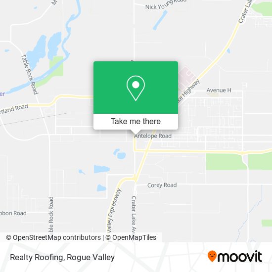 Realty Roofing map