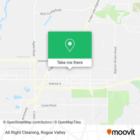 All Right Cleaning map