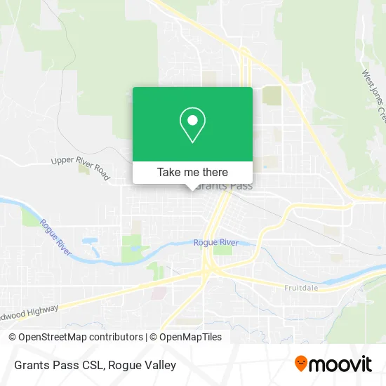 Grants Pass CSL map