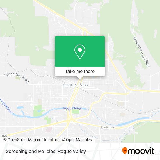 Screening and Policies map