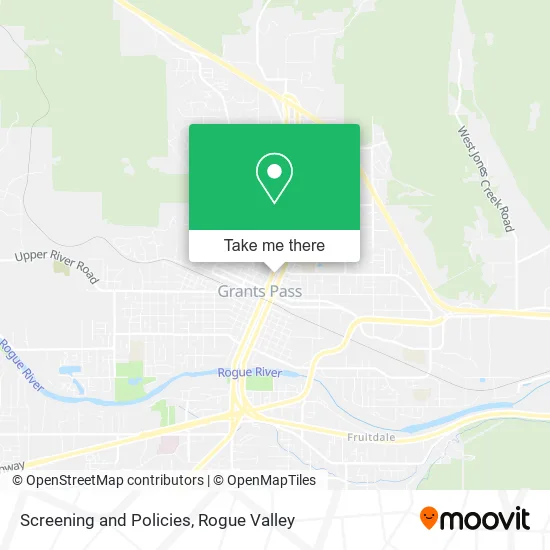 Screening and Policies map