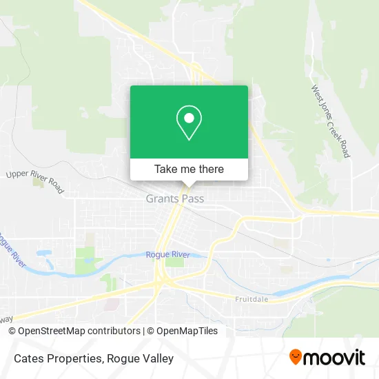 Cates Properties map