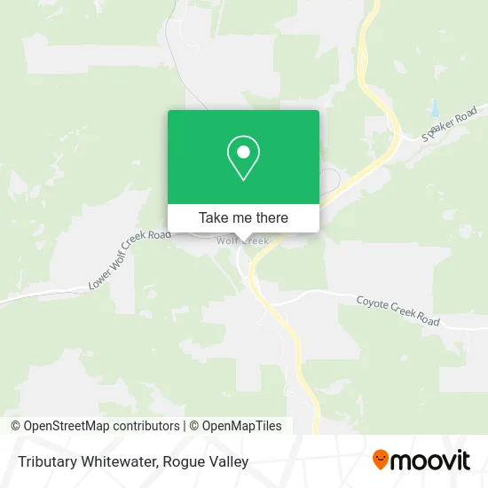 Tributary Whitewater map