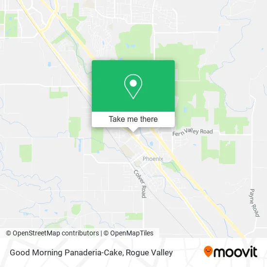 Good Morning Panaderia-Cake map