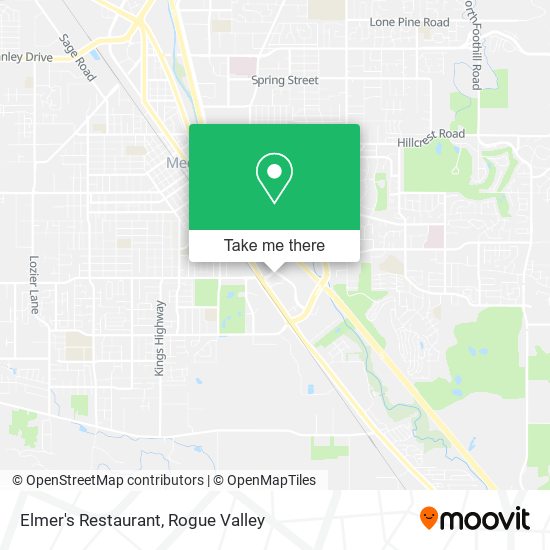 Elmer's Restaurant map