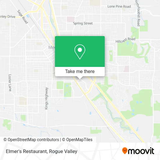 Elmer's Restaurant map