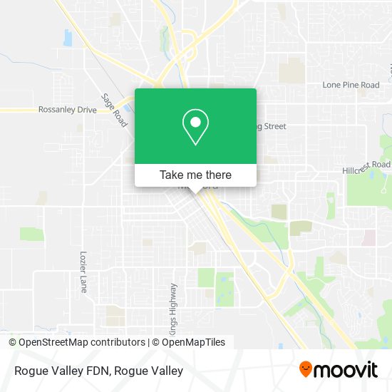 Rogue Valley FDN map