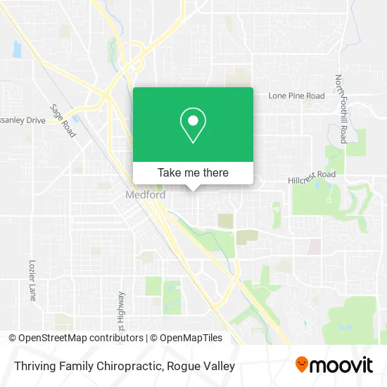 Thriving Family Chiropractic map