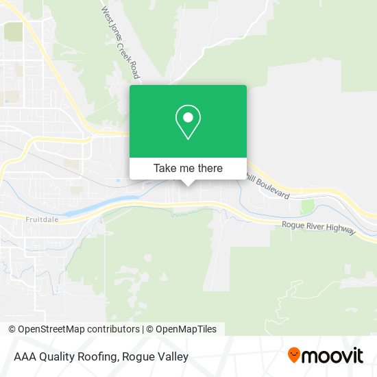 AAA Quality Roofing map