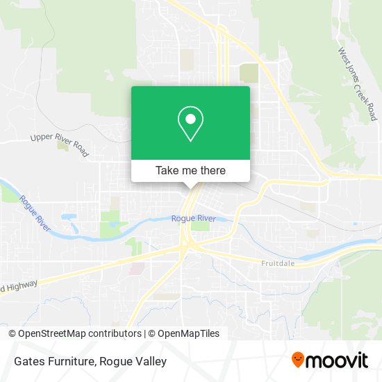 Mapa de Gates Furniture