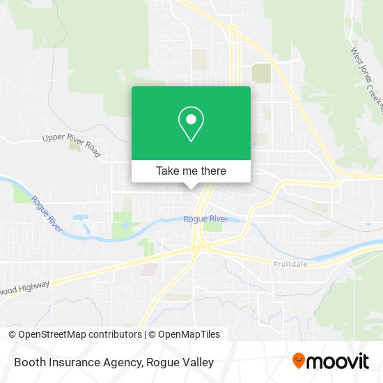 Booth Insurance Agency map