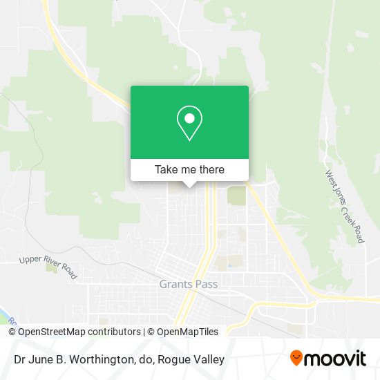 Dr June B. Worthington, do map