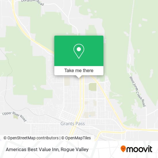 Mapa de Americas Best Value Inn