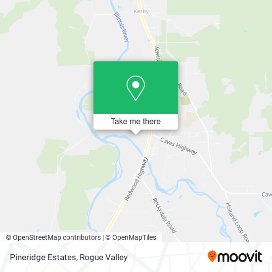 Mapa de Pineridge Estates