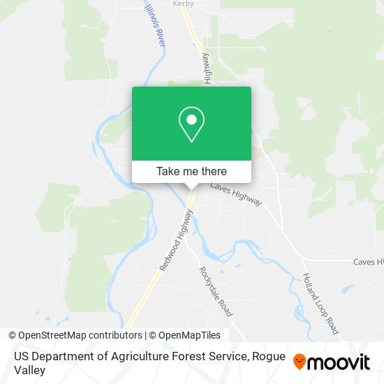 US Department of Agriculture Forest Service map