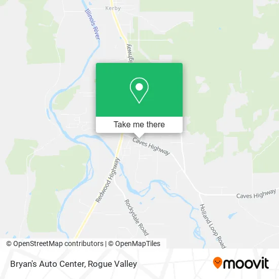Bryan's Auto Center map