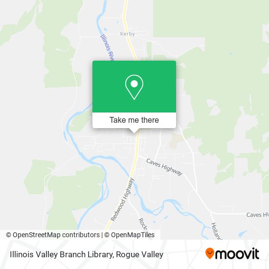 Mapa de Illinois Valley Branch Library