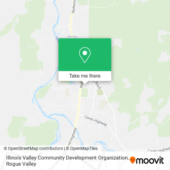 Illinois Valley Community Development Organization map