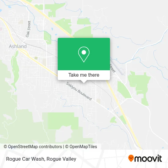 Rogue Car Wash map