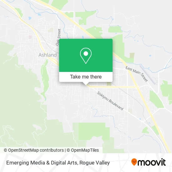 Emerging Media & Digital Arts map