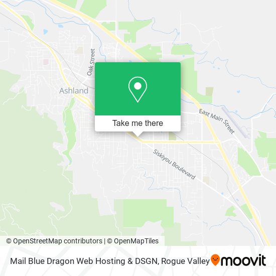 Mail Blue Dragon Web Hosting & DSGN map