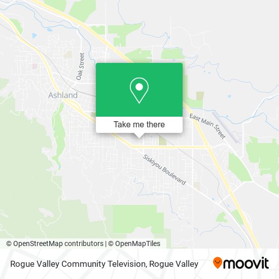 Rogue Valley Community Television map