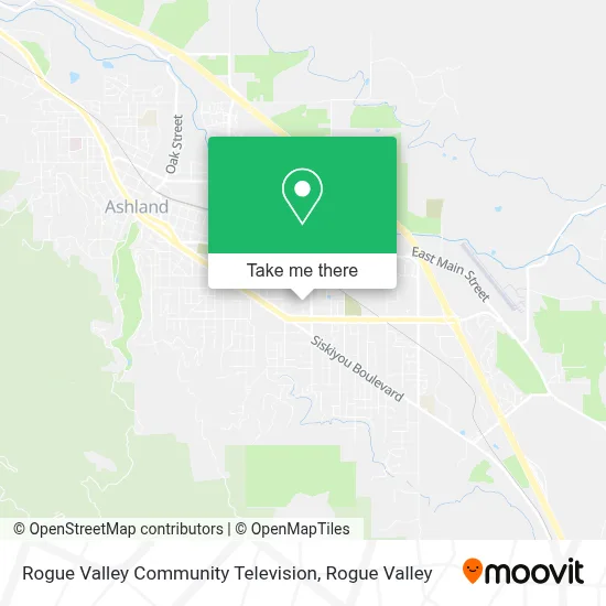 Rogue Valley Community Television map