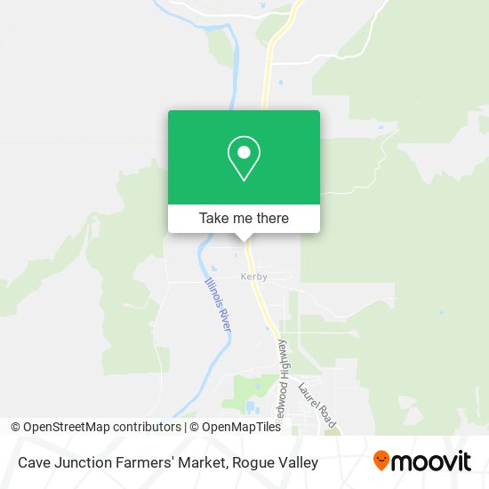 Cave Junction Farmers' Market map
